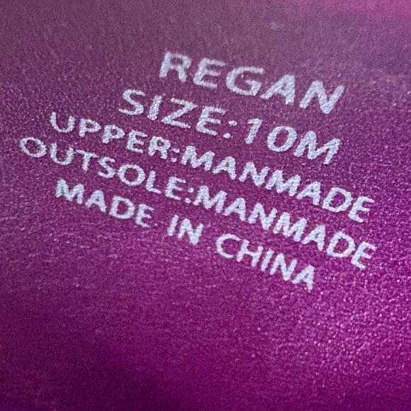 LIKE NEW! Matisse Regan Slide Sandal --Metallic Purple Block Heel -- Size 10 - Picture 9 of 9